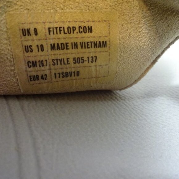 Fitflop Lulu Womens Size 10 US Pink Shimmer Suede Flip flop Thong Sandals - Picture 8 of 8